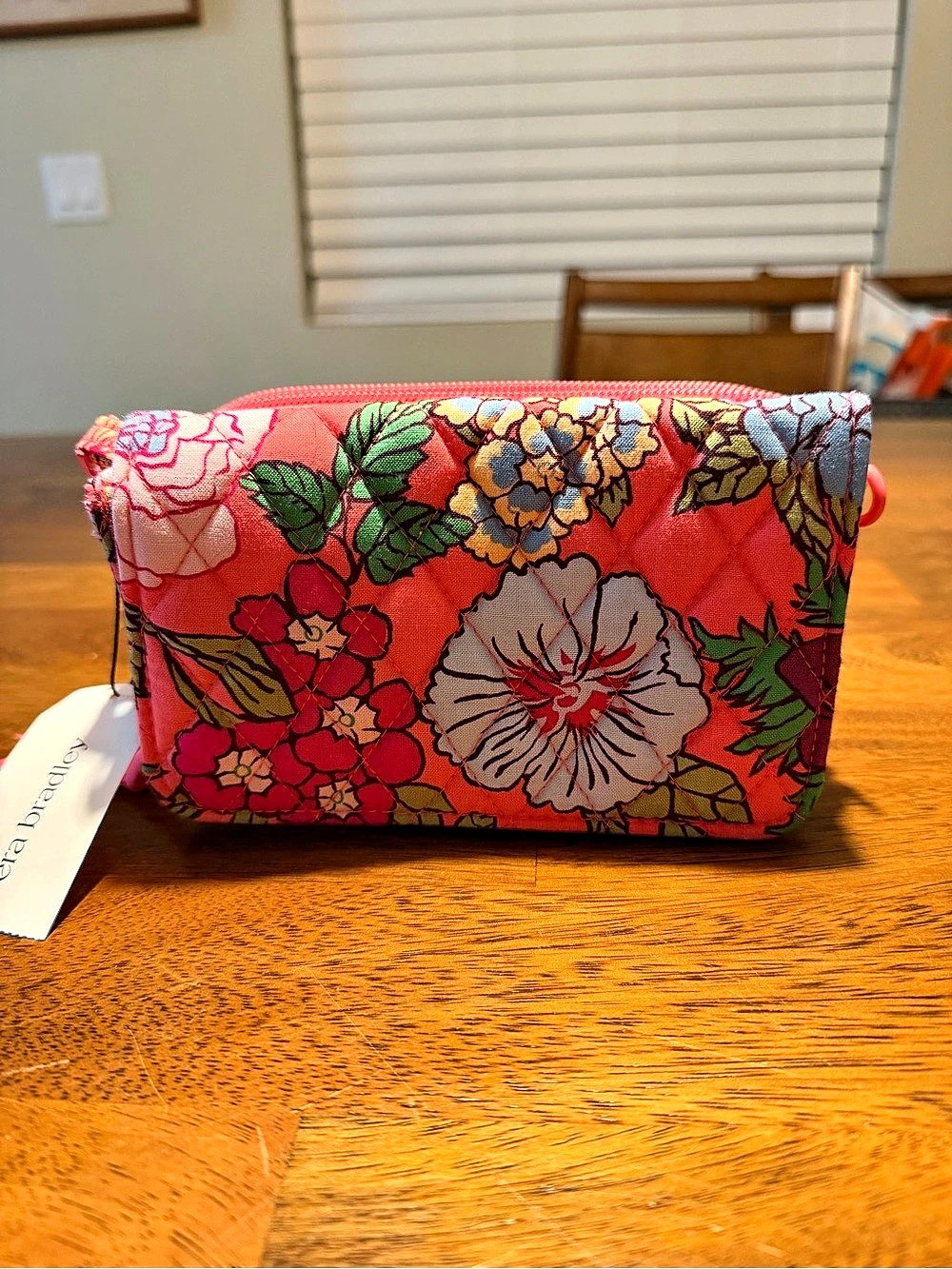 Vera Bradley RFID All in One Crossbody Pink & Red